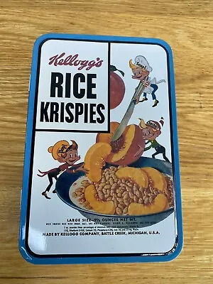 Rice Krispies Snap Crackle Pop Set Of 3 Christmas Ornaments In Tin 2002 Carlton • £17