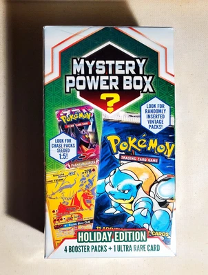 $49.89 • Buy Pokemon Holiday Edition Mystery Power Box 🔥 VINTAGE/CHASE Packs 1:5 🔥 Walmart