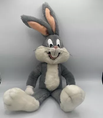 Warner Bros Bugs Bunny Plush 14 Inch 1989 Mighty Star Stuffed Animal Toy • $14.98