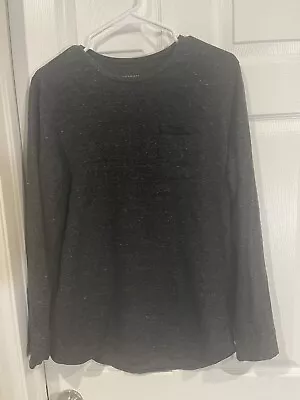 Mossimo Supply Co Women's Long Sleeve Lightweight Crew Neck (Medium) Dark Gray • $9.99