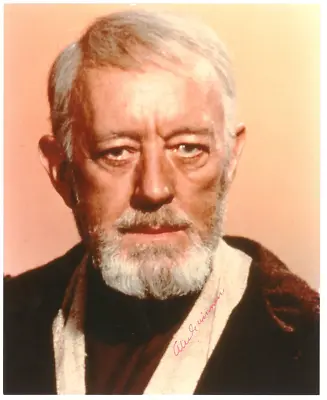 Alec Guinness Signed Color 8x10 Star Wars Obi Won Photo Beckett BAS • $1128.39