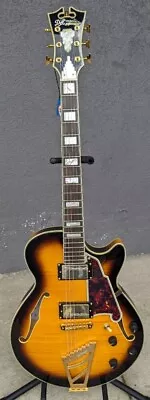 D'Angelico Excel SS Semi-Hollow Body Guitar Vintage Sunburst DAESSVSBGTPO • $795