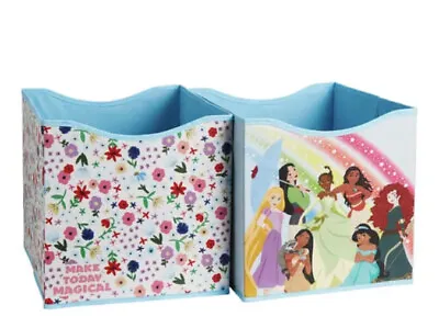 £19.99 • Buy Disney Princesses - Storage Boxes Foldable Kids Room 33 X 38 X 33cm -Fits Kallax