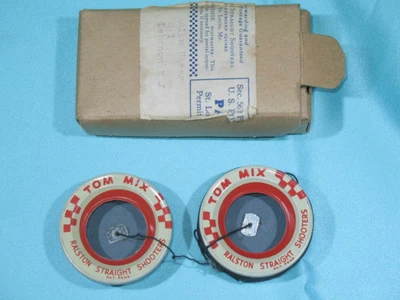 $34.95 • Buy Vintage Ralston Straight Shooters Tom Mix String Phones Patent Pending In Mailer