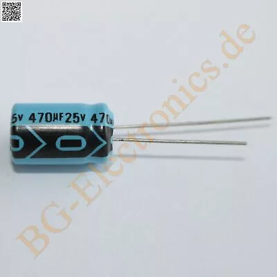 5 X 470µF 470uF 25V 85° RM5 Elko Kondensator Capacitor Radial RICON  5pcs • $36.94