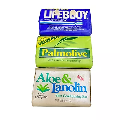 Vintage Bar Soap Lifeboy Palmolive And Aloe & Lanolin • $14.99