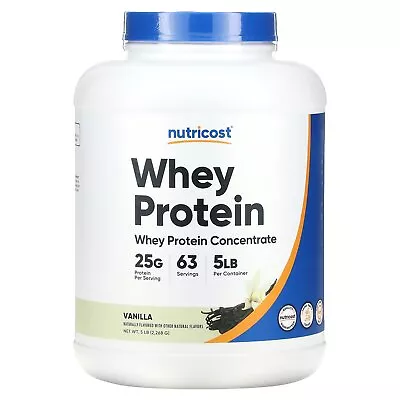 Whey Protein Concentrate Vanilla 5 Lb (2268 G) • $56.95