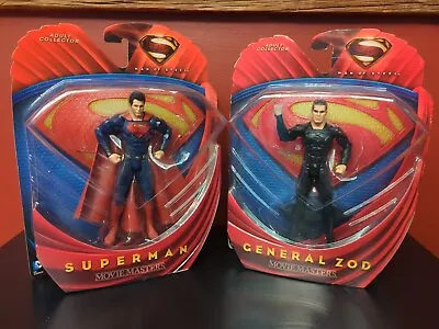 Man Of Steel Superman General Zod Movie Masters Figure Lot 2013 New In Box! • $45