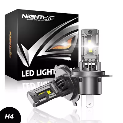 NIGHTEYE 2X H4 LED Headlight Bulb 70W Light High/Low Beam Light Headlight Bulbs • $32.99