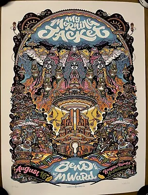 My Morning Jacket Poster Hayden Homes Bend Oregon Guy Burwell 8/16/2023 #57/200 • $75.99