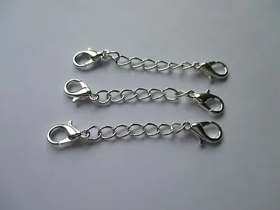 UK  3 X 2 Inch 50 Mm Silver Extension Necklace/Bracelet Jewellery Extender Chain • £3.25