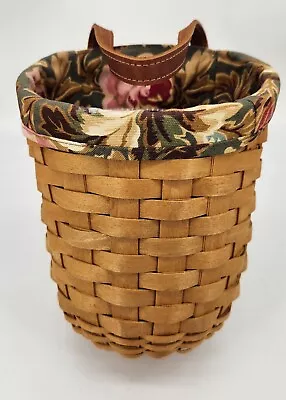 Longaberger 2006 Large Foyer Basket+Majolica Liner+Protector COUNTRY FARMHOUSE • $52.95