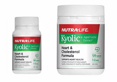 NEW NUTRA-LIFE KYOLIC AGED GARLIC EXTRACT 60 120 Capsules All Size NutraLife • $32.89