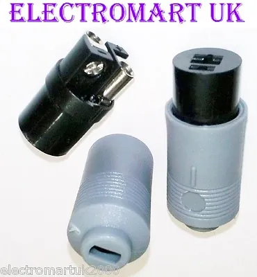 2 X 2 Pin Speaker Din In Line Sockets Female Connectors Easy Fit Screw Terminals • £3.99