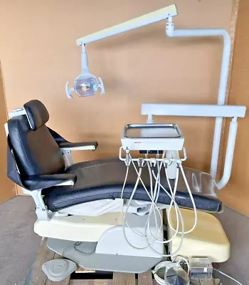 Marus Full Op Dental Chair DC1680 Black Upholstery W/ Radius Dr Delivery & Light • $1699.99