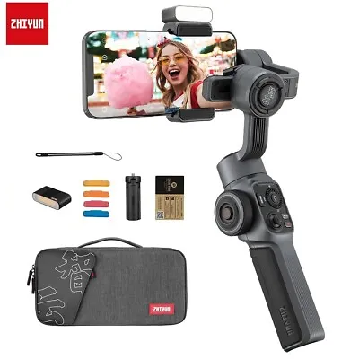 Zhiyun Smooth 5 Combo 3-Axis Smartphone Gimbal Stabilizer For IPhone Android • $99