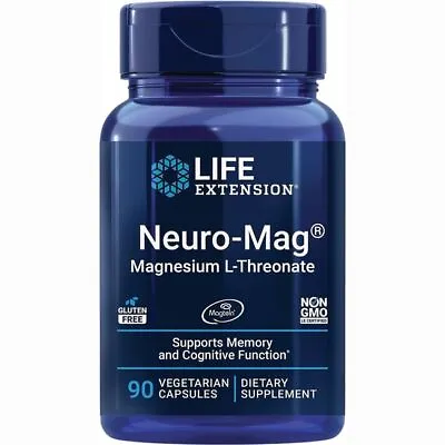 Life Extension Neuro-Mag Magnesium L-Threonate 144 Mg 90 Veg Caps • $30.75