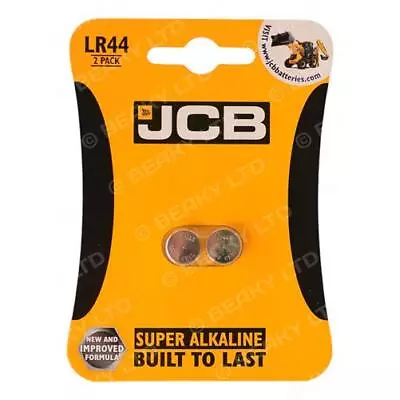 LR44  AG13  A76  L1154F  V13GA | JCB Brand | Alkaline Battery | 1.5v | Pack Of 2 • £2.25