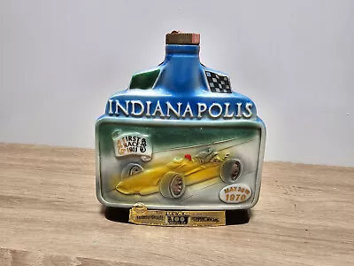 Vintage Jim Beam Decanter Car Racing Indianapolis 1970 • $24.99