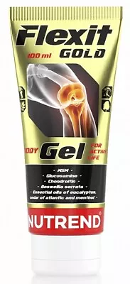 Nutrend Flexit Gold Gel 100ml - Joint & Muscle Care With MSM Glucosamine • £10.55