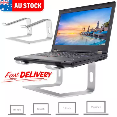 $14.85 • Buy Adjustable Portable Aluminium Laptop Stand Ergonomic Tray Holder Cooling Riser
