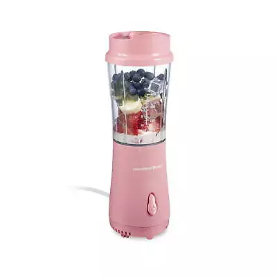 Personal Blender With Travel Lid  Portable Fits Most Car Cup Holders Coral • $15.09