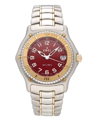 $1450 • Buy Ebel Discovery Stainless Steel Two-Tone Quartz 40mm Men's Watch 1187341