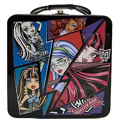 Monster High Mini Lunch Box / Party Favor Box Metal 6”x 5.75”x 2.5” Ages 3+ • $9.98