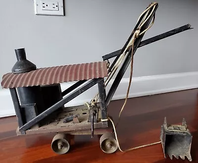 Antique Stamped Steel/Tin Toy Steam Shovel Pre-War✨ • $49.99