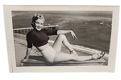Marilyn Monroe Original Photo Candid Beach 7 Year Itch Movie 9  X 5 1/2  RRP 229 • $545