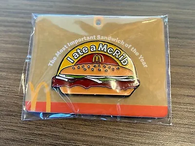 McDonald’s - I Ate A McRib Enamel Pin • $12