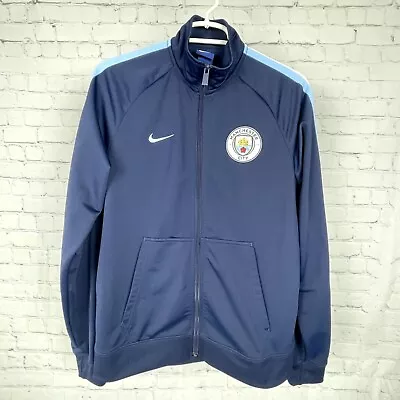 Nike Manchester City Track Jacket Medium Soccer Football Warm Up Full Zip • $42.99