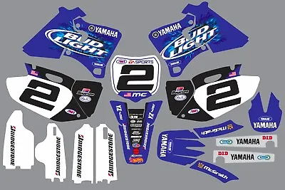 McGrath Replica YAMAHA GRAPHICS  YZ 250f YZ250f 2000 2001 2002 BUD Beer • $95