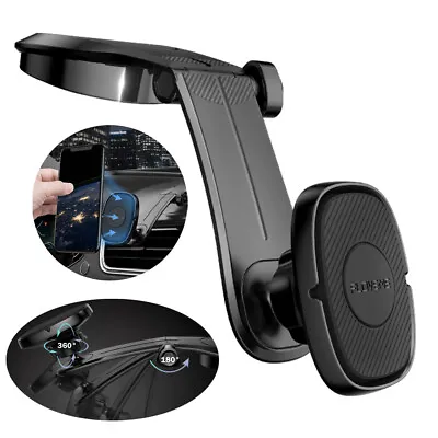Universal 360° Magnetic Car Mount Cell Phone Holder Stand For IPhone Samsung GPS • $8.95
