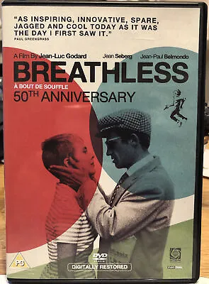 £5.99 • Buy Breathless 1960 Rare Deleted Classic Foreign French Crime Drama World Cinema DVD