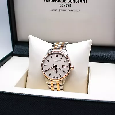 Frederique Constant Classics Automatic Two-Tone Men's Watch FC-303SS5B2B NWT • $550.05