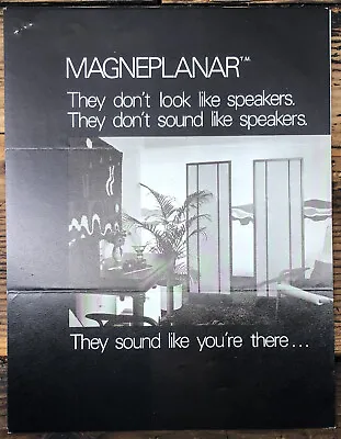 Magnepan Magneplanar MG2167-F Speaker Spec Sheet Dealer Brochure *Orig* • $14.97