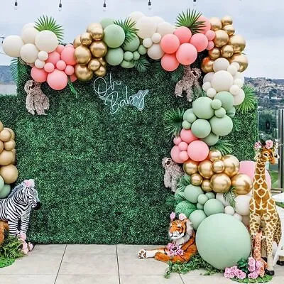Balloon Arch Kit Wedding Jungle Safari Birthday Decor Baby Party Balloon Garland • £9.98