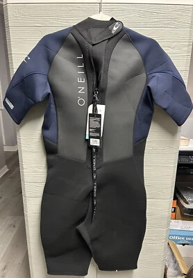 $50 • Buy New O'Neill Men's Reactor-2 2mm Back Zip Short Sleeve Spring Wetsuit Size L