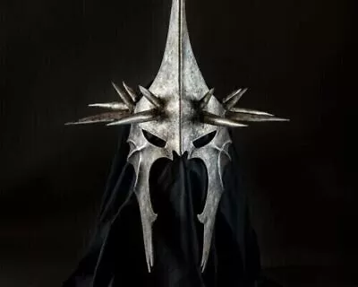 Halloween Lord Of The Rings Witch King Nazgul Helmet Mask Hand Forge Steel Armor • $154.77