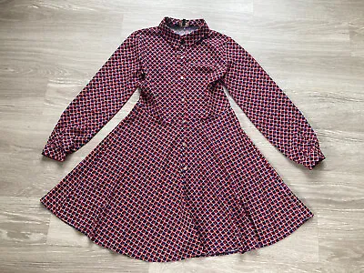 £0.99 • Buy Lipsy Long Sleeve Patterned Tea Dress - Size 12