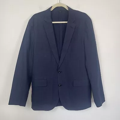 J Crew Blazer Men’s 40 R Ludlow Somelows Linen Navy Unstructured Relaxed Jacket • $59.99