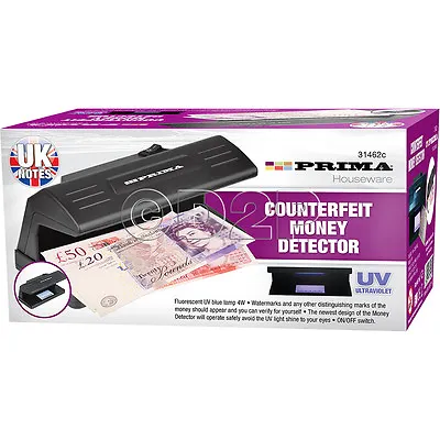 £8.95 • Buy Electric Detector Uv Counterfeit Fake Bank Note Money Forgery Notes Forge Gift