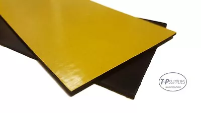 Solid Neoprene Adhesive Backed Rubber Gasket Sheet - Various Sizes & Thicknesses • £28.20