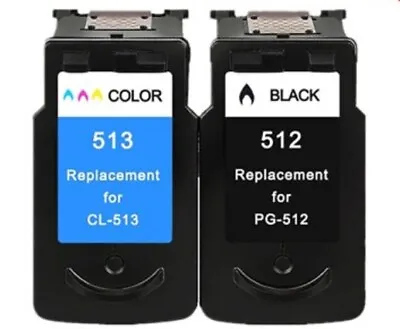 $12 • Buy NoN-OEM PG512 CL513 Ink For Canon Pixma MP230 240 280 MX320 350 MP490