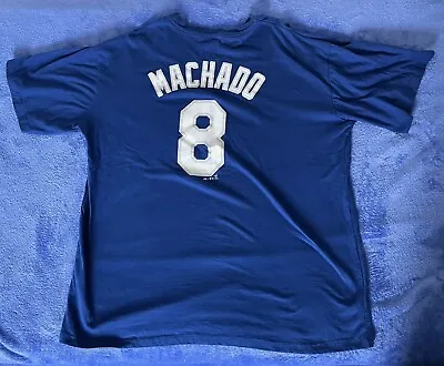 Los Angeles Dodgers Shirt 8 Manny Machado XXL Tall Mens • $10
