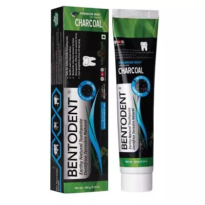 BENTODENT TOOTHPASTE Activated Charcoal Toothpaste -Teeth Whitening Cavity Prot • $20.59