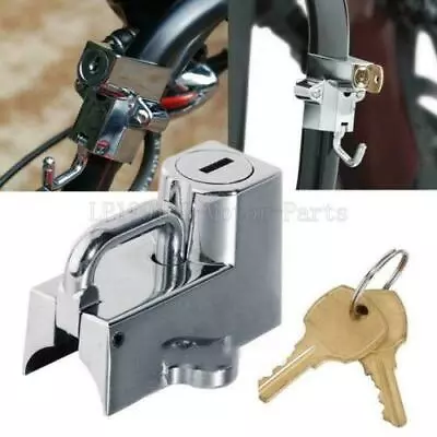 Chrome Handlebar Helmet Lock For Suzuki Boulevard C50 C90 C109R M50 M90 M109R • $23.35