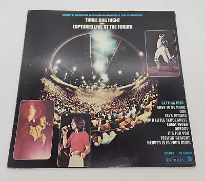 Three Dog Night Was Captured Live At The Forum Lp Dunhill DS 50068 Record Vinyl • $9.99