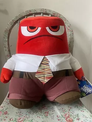 Disney Pixar Inside Out Plush Anger Soft Toy Large 12” Teddy With Tags • £15.99